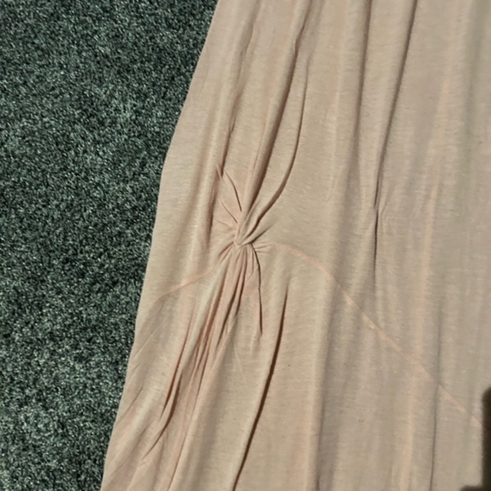 Urban Outfitters Blush‎ Strapless Maxi Dress with Knot Detail - Picture 2 of 6